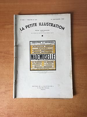 Seller image for LA PETITE ILLUSTRATION n 595 Thtre n 306 : MADEMOISELLE Thtre St Georges for sale by KEMOLA