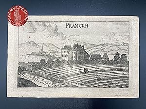 Ansicht des Schlosses Pranckh in Niederösterreich aus Vischers Topographia Archiducatus Austriae ...