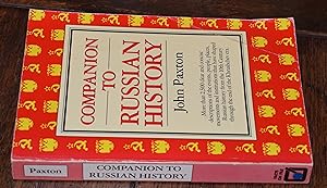 Seller image for COMPANION TO RUSSIAN HISTORY for sale by CHESIL BEACH BOOKS