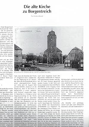 Seller image for Die alte Kirche zu Borgentreich (in: Die Warte 61. Jahrgang / Nr. 107 Herbst 2000)') for sale by Paderbuch e.Kfm. Inh. Ralf R. Eichmann