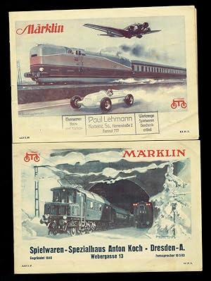 Märklin, 2 Klein-Kataloge - Auszüge aus Märklin- Katalog D 13, 1936/37 und D 14 1937/38