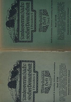 Image du vendeur pour Mitteilungen 1939 Heft 1 - 4 Heft 5-8 Heft 9-12 Heft / 1929 Heft 9-12 mis en vente par manufactura