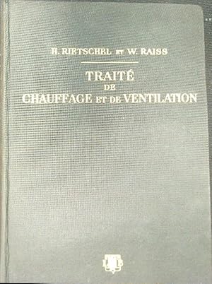 Imagen del vendedor de Traite' de chauffage et de ventilation a la venta por Miliardi di Parole