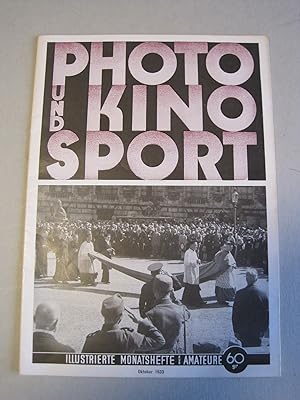 Bild des Verkufers fr Photo Kino Sport. Oktober 1933. Schwerpunkt des Heftes ist Katholikentag Wien 1933. zum Verkauf von Antiquariat Schleifer