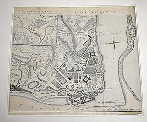 A Plan of Quebec : the port and environs of Quebec, as it was when attack'd by the English