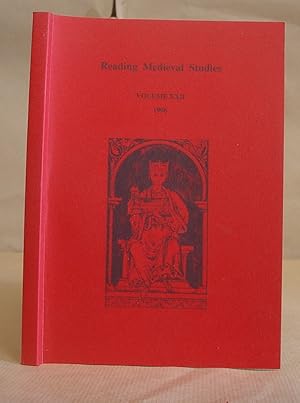 Seller image for Reading Medieval Studies Volume XXII [ 22 ] for sale by Eastleach Books