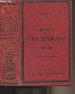 Seller image for Histoire contemporaine 1789-1889 (Programme du 28 janvier 1890) Classe de philosophie for sale by Le-Livre