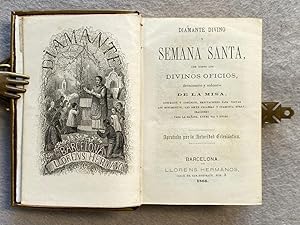 DIAMANTE DIVINO Y SEMANA SANTA, con todos los Divinos Oficios, devocionario y ordinario de la misa.