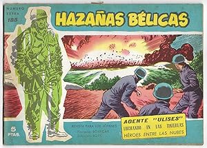 Hazañas Bélicas serie Azul Nº 185 Toray 1958 Agente " Ulises"