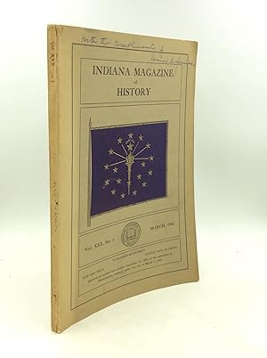 INDIANA MAGAZINE OF HISTORY, Vol. XXX, No. 1 (March 1934)