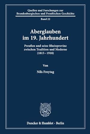 Bild des Verkufers fr Aberglauben im 19. Jahrhundert. zum Verkauf von BuchWeltWeit Ludwig Meier e.K.