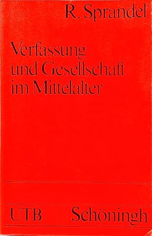 Bild des Verkufers fr Verfassung und Gesellschaft im Mittelalter. zum Verkauf von Antiquariat Bookfarm