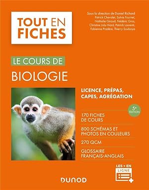 Bild des Verkufers fr le cours de biologie (5e dition) zum Verkauf von Chapitre.com : livres et presse ancienne