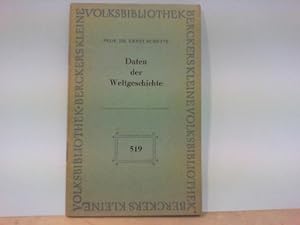 Bild des Verkufers fr Daten der Weltgeschichte Berckers Kleine Volksbibliothek 519 zum Verkauf von ABC Versand e.K.