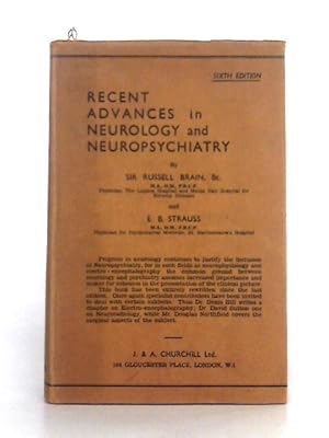 Bild des Verkufers fr Recent Advances in Neurology and Neuropsychiatry (Recent Advances Series) zum Verkauf von World of Rare Books