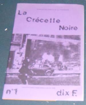 Seller image for La Crcelle Noire n1 la revue des lpreux de la littrature for sale by Librairie Sedon