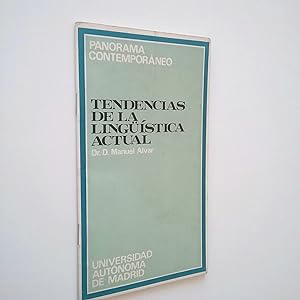 Image du vendeur pour Tendencias de la lingstica actual mis en vente par MAUTALOS LIBRERA