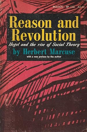 Imagen del vendedor de Reason and Revolution. Hegel and the rise of Social Theory a la venta por Messinissa libri