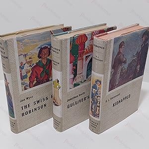 Seller image for Kidnapped, Being the Memoirs of the Adventures of David Balfour in the Year 1751; The Swiss Family Robinson; Gulliver's Travels (Blackie's Library of Famous Books) (Three Volumes) for sale by BookAddiction (ibooknet member)