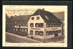 Ansichtskarte Gablenberg, Blick auf das Gasthaus zur Traube