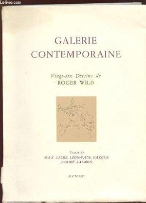 Bild des Verkufers fr Galerie contemporaine; 26 dessins de Roger Wild. zum Verkauf von JLG_livres anciens et modernes