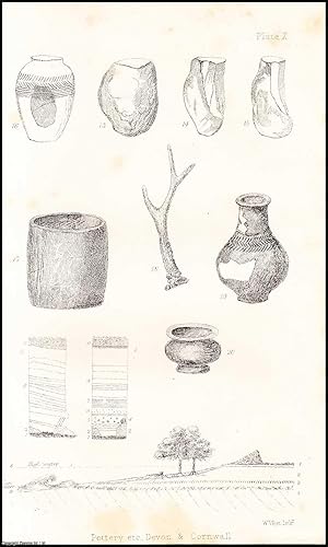 Seller image for An Attempt to Approximate the Date of the Flint Flakes of Devon & Cornwall. An uncommon original article from the Popular Science Review 1867. for sale by Cosmo Books