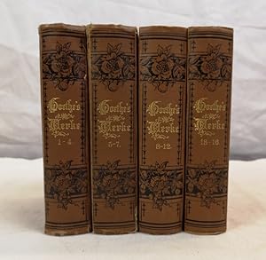 Goethe's Werke . Auswahl in sechszehn Bänden. Komplett in vier Büchern.