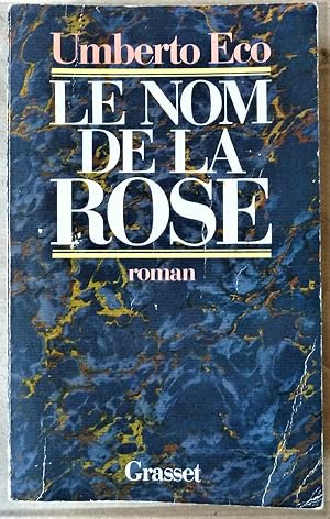 Seller image for Le nom de la Rose. for sale by librairie sciardet