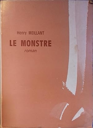 Seller image for Le monstre. for sale by Librairie Et Ctera (et caetera) - Sophie Rosire