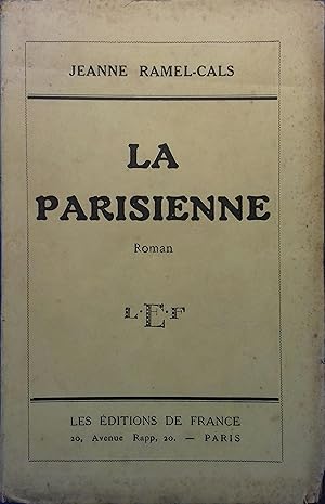 Imagen del vendedor de La Parisienne. a la venta por Librairie Et Ctera (et caetera) - Sophie Rosire