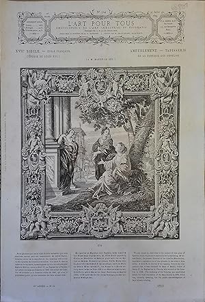 L'art pour tous, encyclopédie de l'art industriel et décoratif. N° 314. Contient 4 gravures en no...
