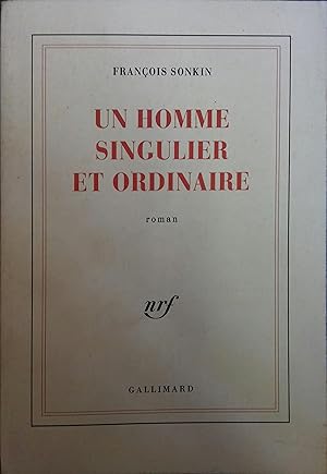 Bild des Verkufers fr Un homme singulier et ordinaire. zum Verkauf von Librairie Et Ctera (et caetera) - Sophie Rosire