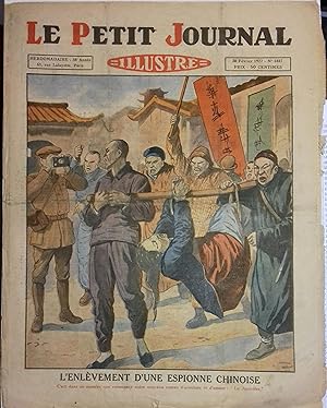 Le Petit journal illustré N° 1887 : L'enlèvement d'une espionne chinoise (Gravure en première pag...