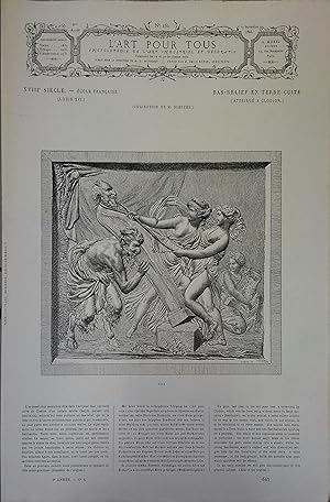 L'art pour tous, encyclopédie de l'art industriel et décoratif. N° 162. Contient quatre gravures ...