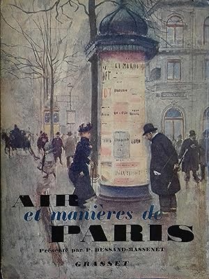 Seller image for Air et manires de Paris. for sale by Librairie Et Ctera (et caetera) - Sophie Rosire