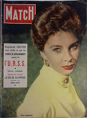 Paris Match N° 75 : Guerre de Corée. URSS. Fangio. Martine Carol. Jean Simmons en couverture . 26...
