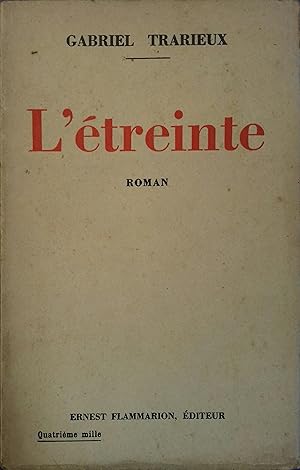 Imagen del vendedor de L'treinte. a la venta por Librairie Et Ctera (et caetera) - Sophie Rosire