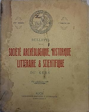 Bulletin de la Société Archéologique, Historique, Littéraire et Scientifique du Gers, année 1955,...