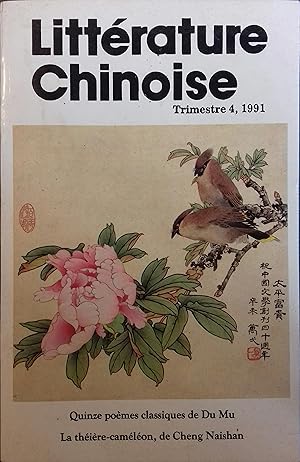 Littérature chinoise, trimestre 4 - 1991.