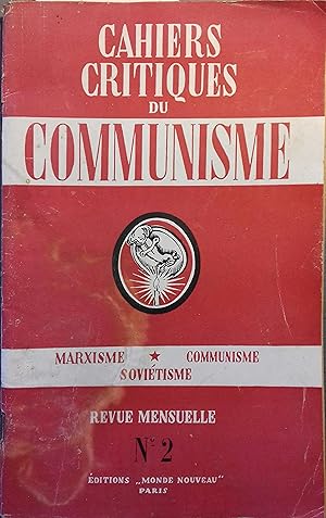 Cahiers critiques du communisme N° 2.
