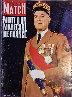 Seller image for Paris Match N 930 : Mort du Marchal Juin. 4 fvrier 1967. for sale by Librairie Et Ctera (et caetera) - Sophie Rosire