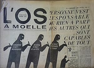 L'Os à Moelle. Hebdomadaire N° 4. Directeur Pierre Dac. 14 mai 1964.