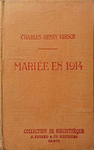 Imagen del vendedor de Marie en 1914. a la venta por Librairie Et Ctera (et caetera) - Sophie Rosire