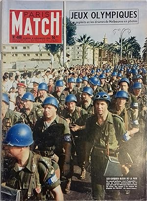 Paris Match N° 400 : Les casques bleus de la paix en couverture (nouvel uniforme). Peter Townsend...