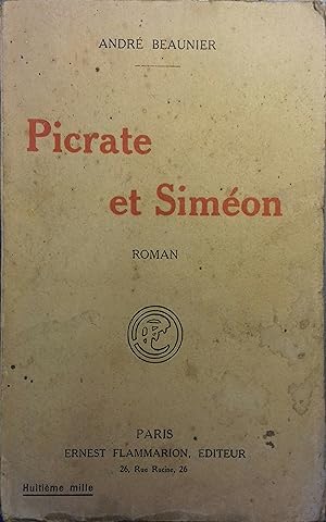 Image du vendeur pour Picrate et Simon. mis en vente par Librairie Et Ctera (et caetera) - Sophie Rosire