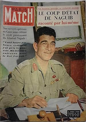 Image du vendeur pour Paris Match N 182 : Herzog au Cervin - Le coup d'tat de Naguib. 6 septembre 1952. mis en vente par Librairie Et Ctera (et caetera) - Sophie Rosire