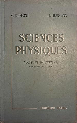 Seller image for Sciences physiques. Classe de philosophie. Programme de 1947. 1965. for sale by Librairie Et Ctera (et caetera) - Sophie Rosire