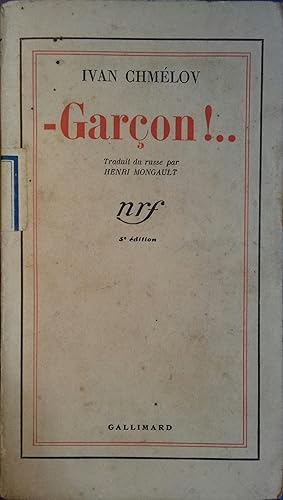 Imagen del vendedor de Garon ! a la venta por Librairie Et Ctera (et caetera) - Sophie Rosire