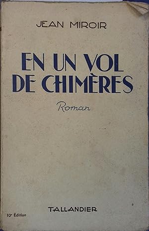 Imagen del vendedor de En un vol de chimres. a la venta por Librairie Et Ctera (et caetera) - Sophie Rosire