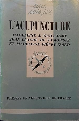 Seller image for L'acupuncture. for sale by Librairie Et Ctera (et caetera) - Sophie Rosire